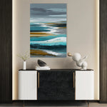 Abstract 1826 Canvas Art 60 x 40 cm / Black