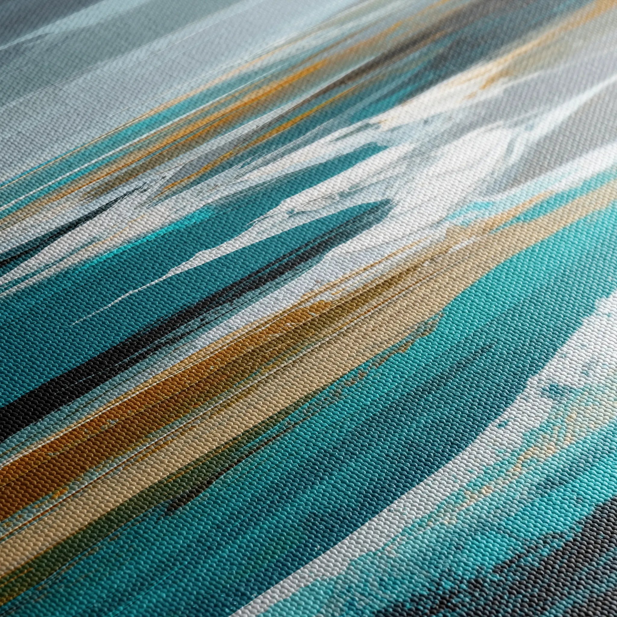 Abstract 1826 Canvas Art 60 x 40 cm / Black