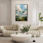 Abstract 1827 Canvas Art 60 x 40 cm / Black