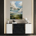 Abstract 1827 Canvas Art 60 x 40 cm / Black