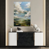 Abstract 1827 Canvas Art 60 x 40 cm / Black