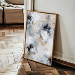 Abstract 1828 Canvas Art 60 x 40 cm / Black