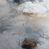 Abstract 1828 Canvas Art 60 x 40 cm / Black