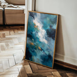 Abstract 1829 Canvas Art 60 x 40 cm / Black