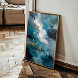 Abstract 1829 Canvas Art 60 x 40 cm / Black
