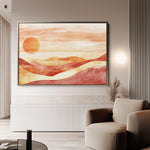 Boho 183 Canvas Art 60 x 40 cm / Black