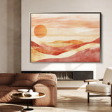 Boho 183 Canvas Art 60 x 40 cm / Black