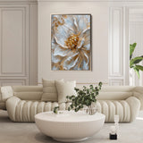 Floral 183 Canvas Art 60 x 40 cm / Black