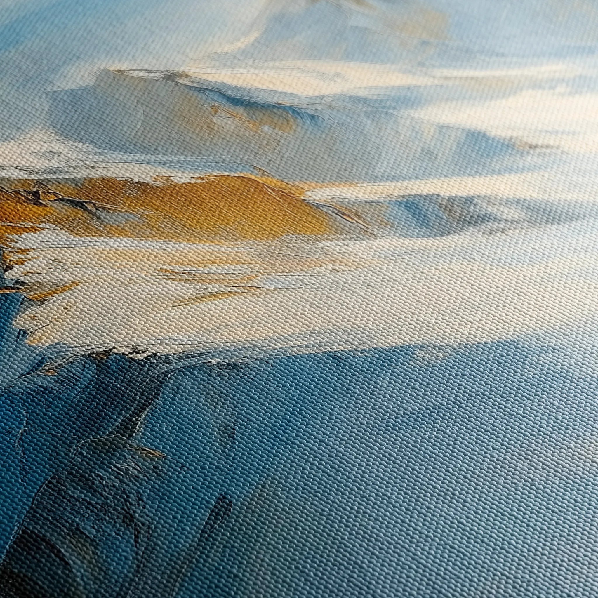 Landscape 183 Canvas Art 60 x 40 cm / Black