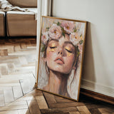 Portrait 183 Canvas Art 60 x 40 cm / Black