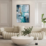 Abstract 1830 Canvas Art 60 x 40 cm / Black