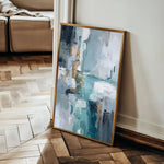 Abstract 1830 Canvas Art 60 x 40 cm / Black