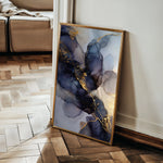 Abstract 1833 Canvas Art 60 x 40 cm / Black