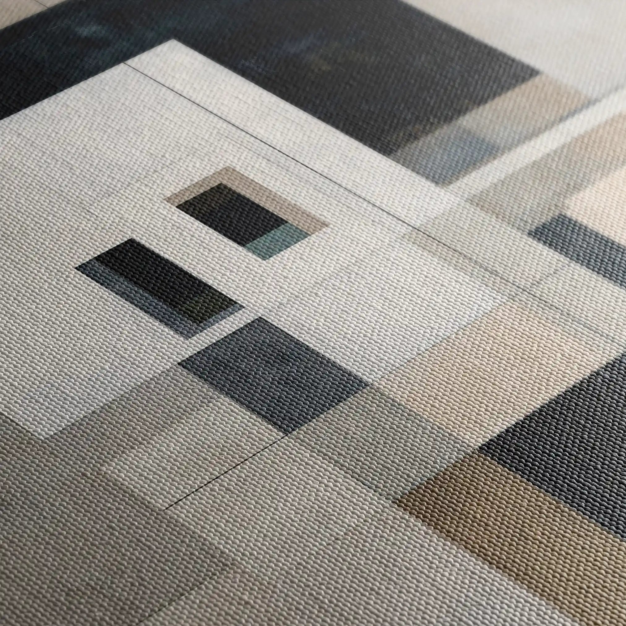 Abstract 1834 Canvas Art 60 x 40 cm / Black