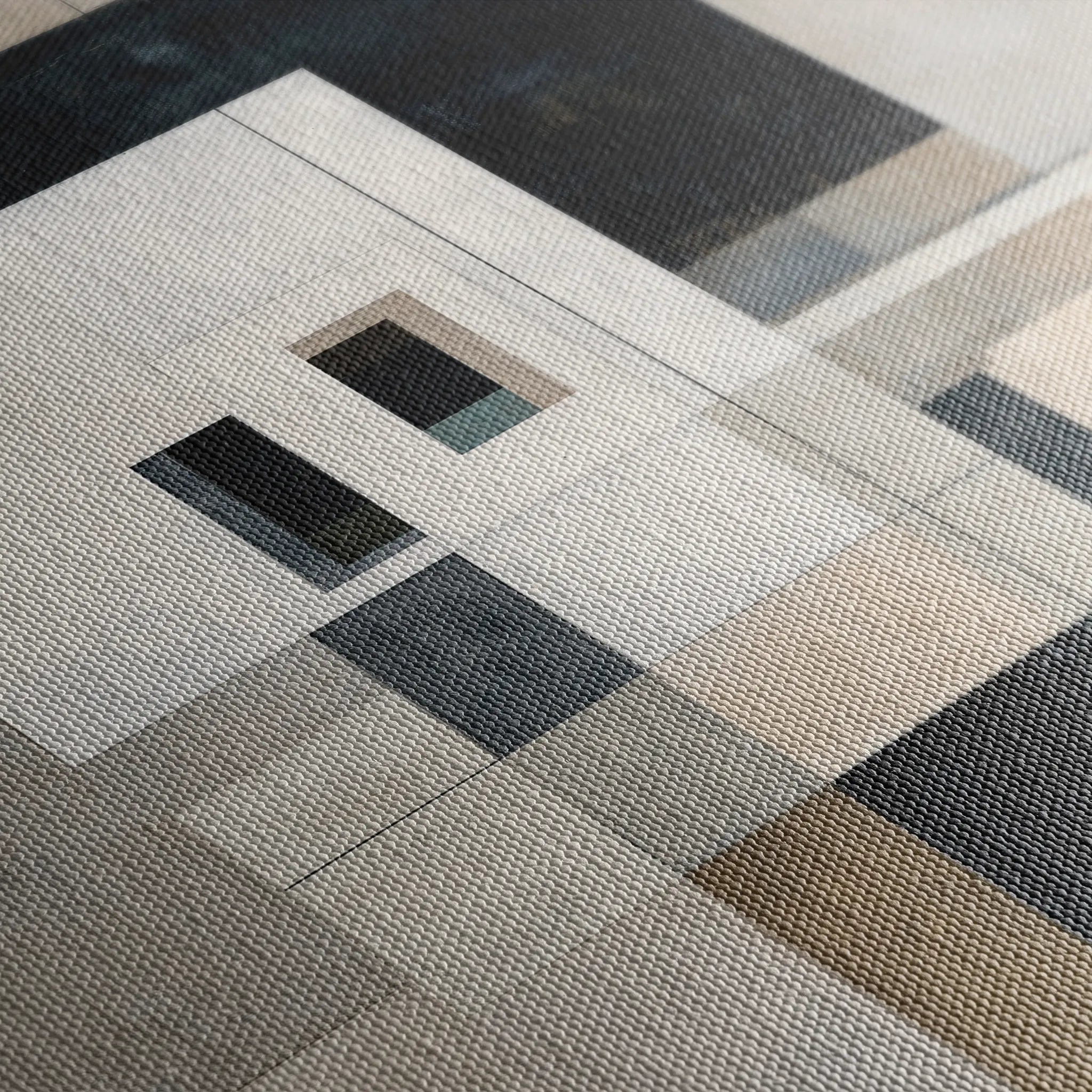 Abstract 1834 Canvas Art 60 x 40 cm / Black