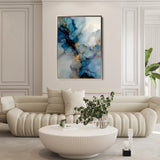 Abstract 1836 Canvas Art 60 x 40 cm / Black