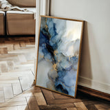 Abstract 1836 Canvas Art 60 x 40 cm / Black