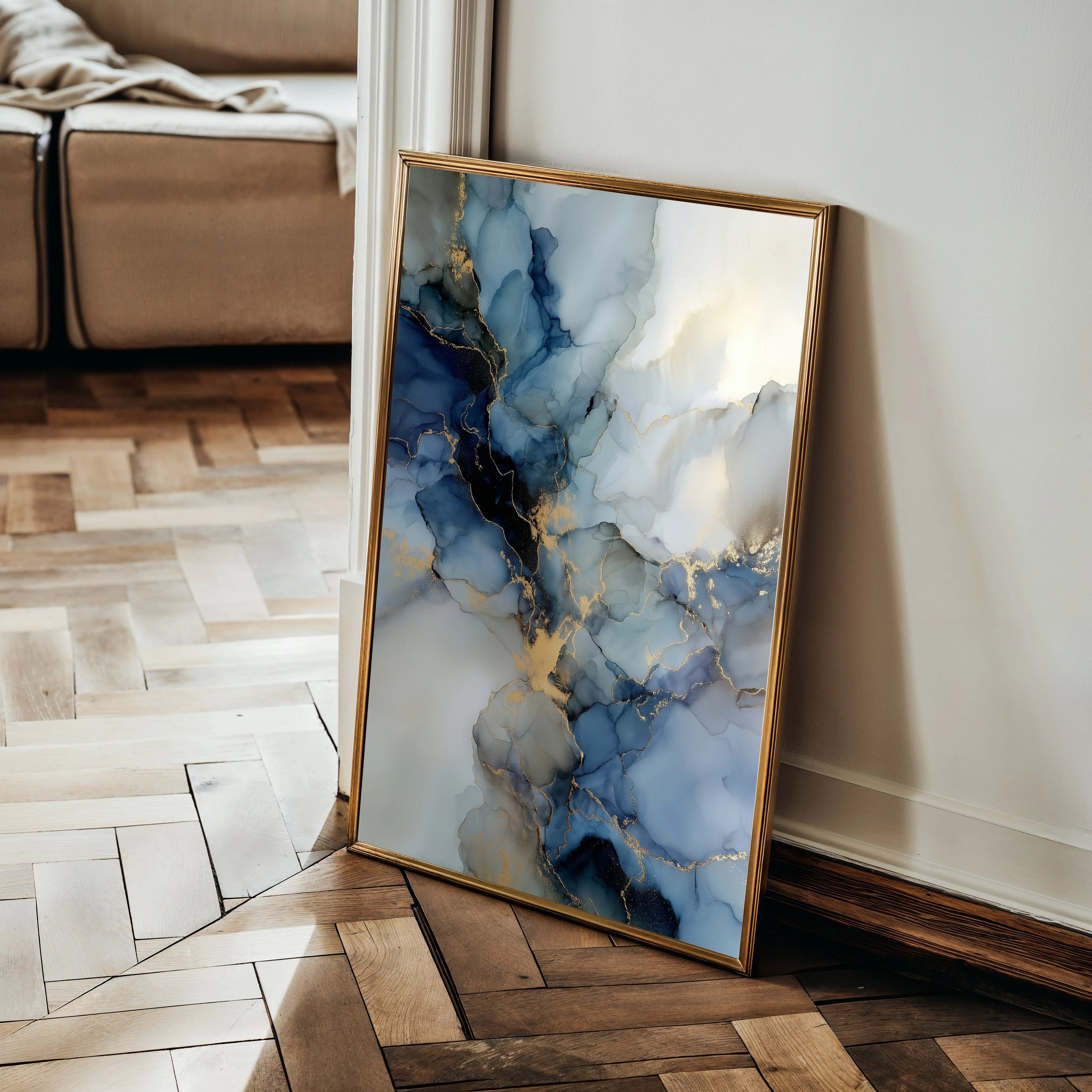 Abstract 1836 Canvas Art 60 x 40 cm / Black