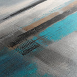 Abstract 1837 Canvas Art 60 x 40 cm / Black