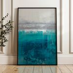 Abstract 1838 Canvas Art 60 x 40 cm / Black