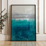 Abstract 1838 Canvas Art 60 x 40 cm / Black