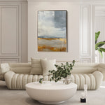 Abstract 1839 Canvas Art 60 x 40 cm / Black