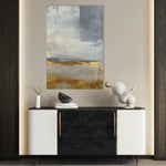Abstract 1839 Canvas Art 60 x 40 cm / Black