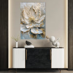 Floral 184 Canvas Art 60 x 40 cm / Black