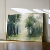 Landscape 184 Canvas Art 60 x 40 cm / Black