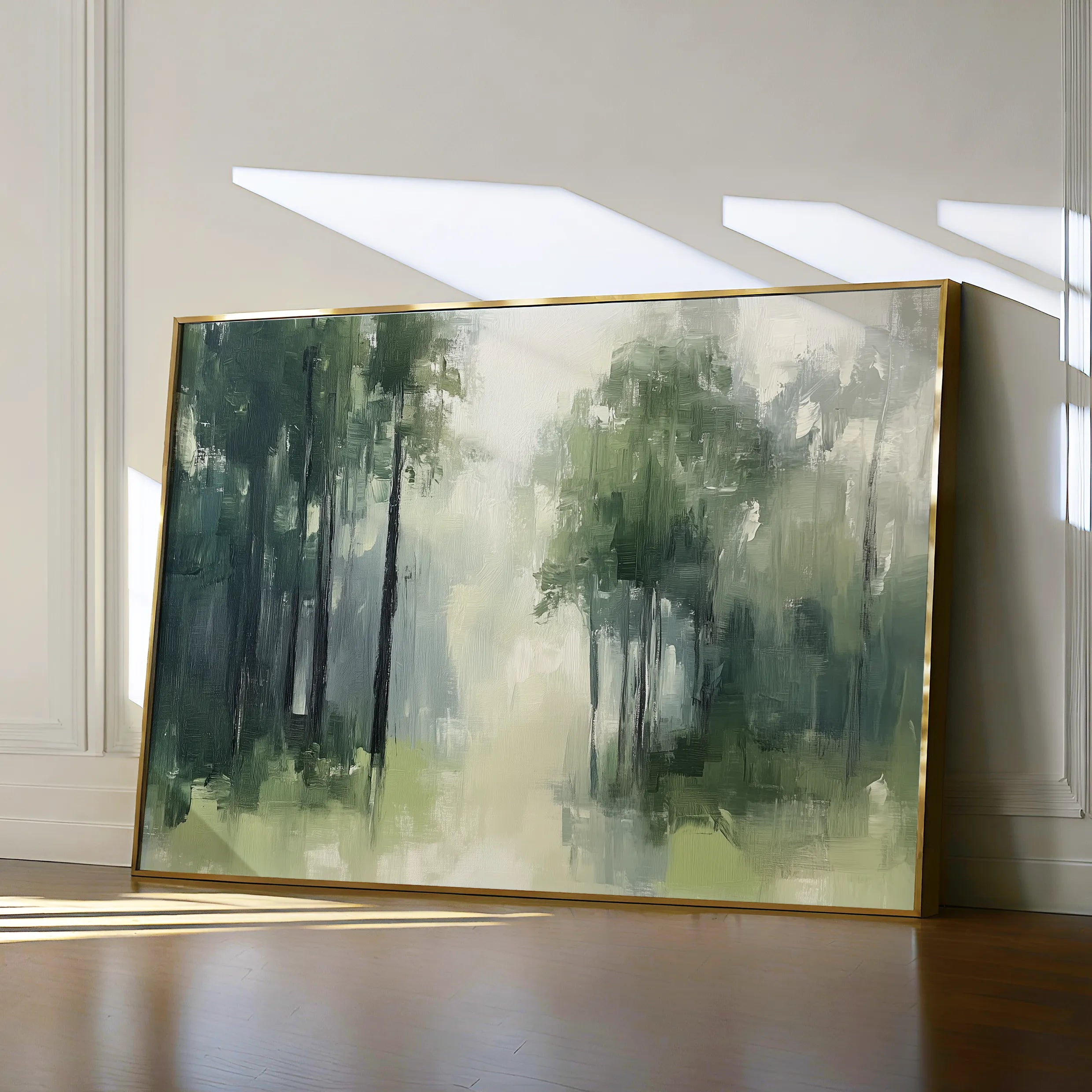Landscape 184 Canvas Art 60 x 40 cm / Black