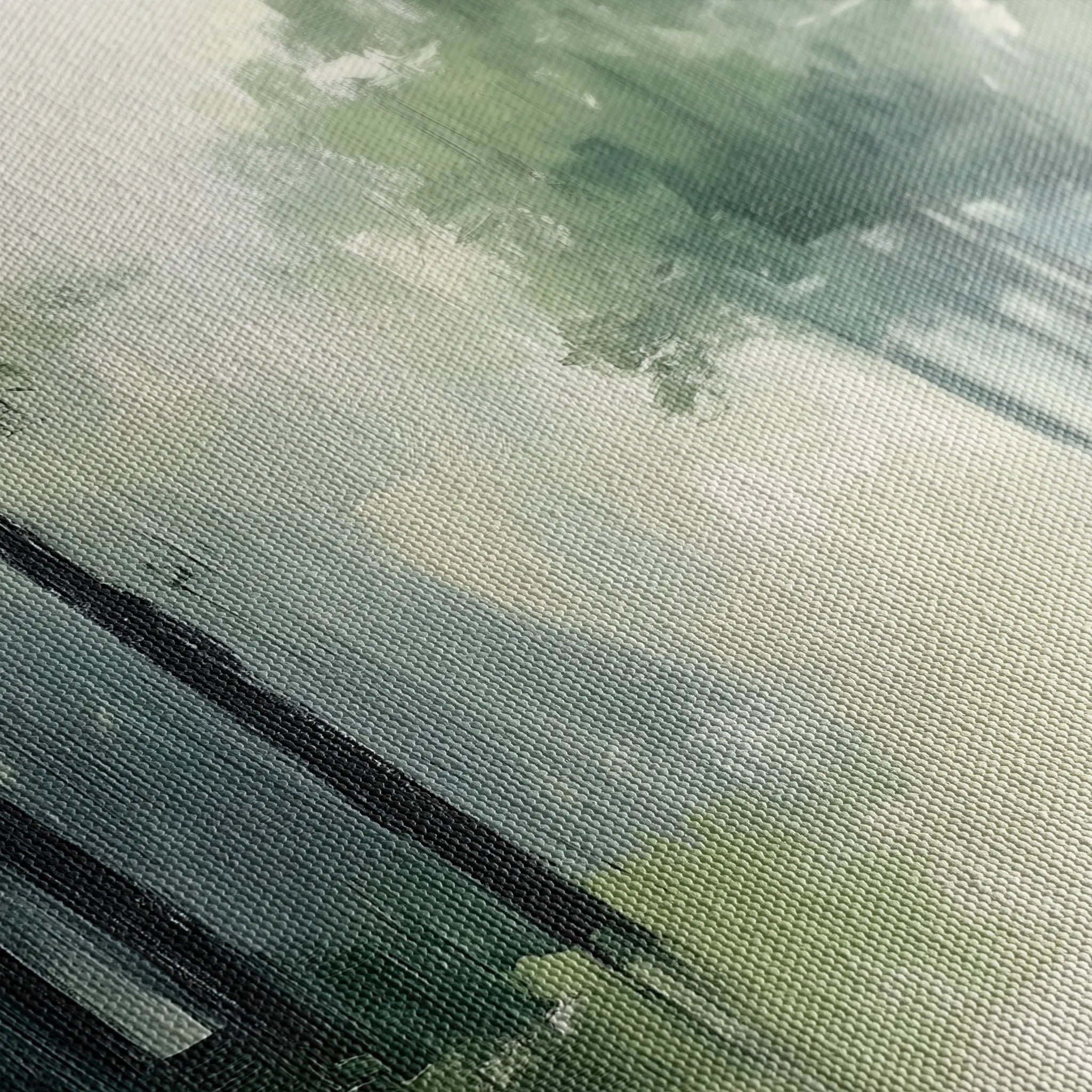 Landscape 184 Canvas Art 60 x 40 cm / Black