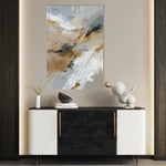Abstract 1840 Canvas Art 60 x 40 cm / Black