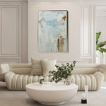 Abstract 1841 Canvas Art 60 x 40 cm / Black