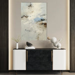 Abstract 1842 Canvas Art 60 x 40 cm / Black