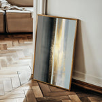 Abstract 1843 Canvas Art 60 x 40 cm / Black