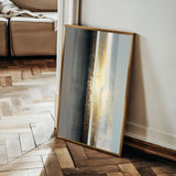 Abstract 1843 Canvas Art 60 x 40 cm / Black