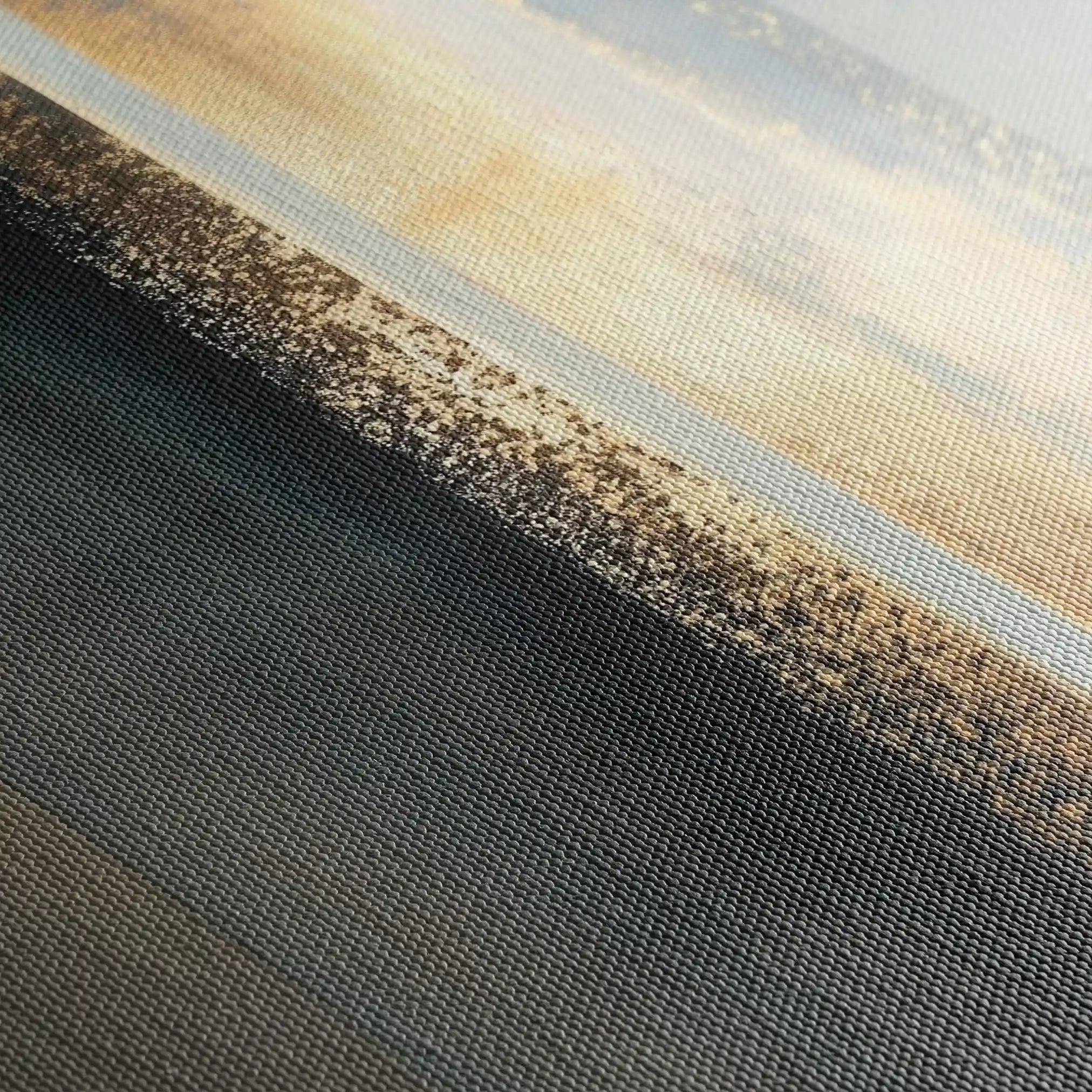 Abstract 1843 Canvas Art 60 x 40 cm / Black