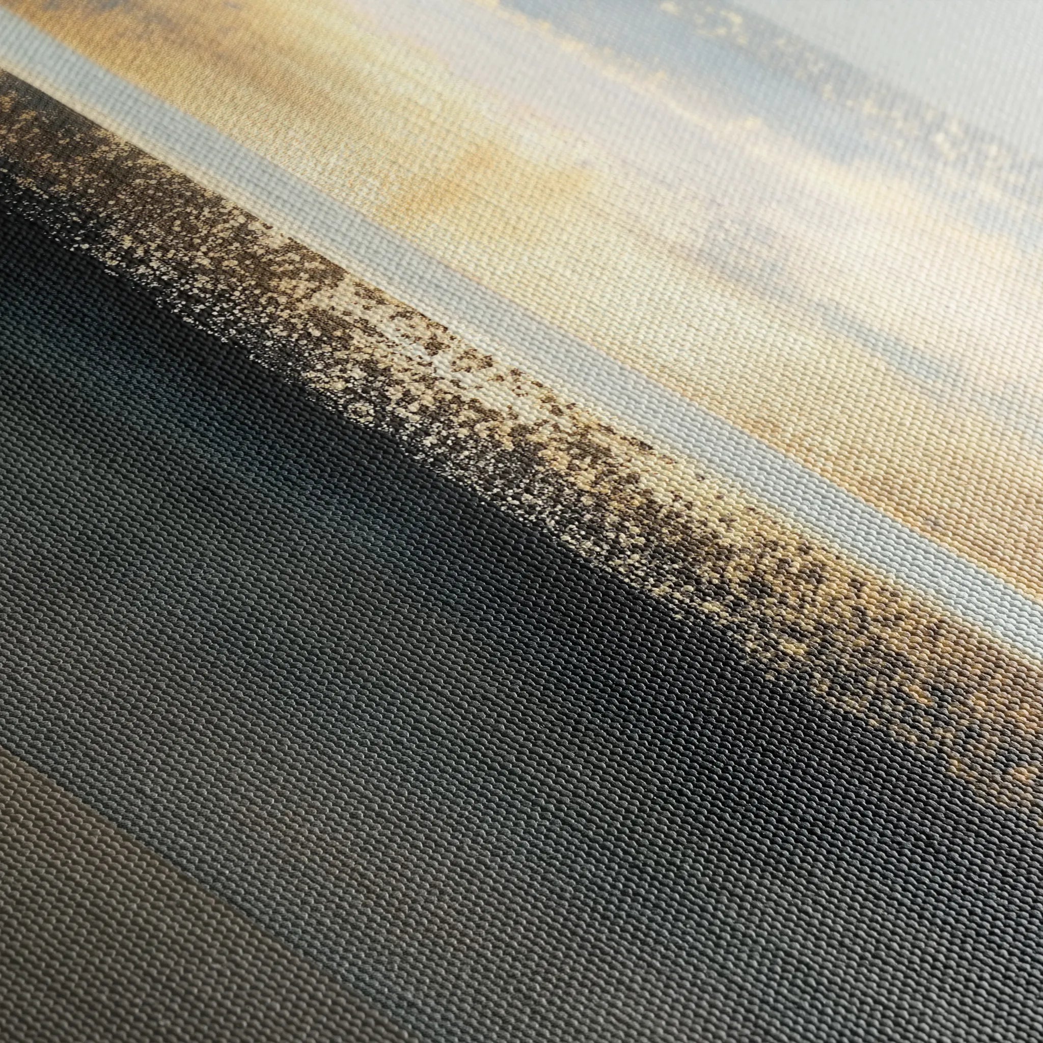 Abstract 1843 Canvas Art 60 x 40 cm / Black