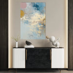 Abstract 1844 Canvas Art 60 x 40 cm / Black