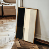 Abstract 1846 Canvas Art 60 x 40 cm / Black