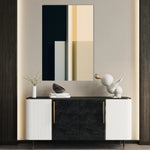 Abstract 1847 Canvas Art 60 x 40 cm / Black