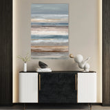 Abstract 1848 Canvas Art 60 x 40 cm / Black