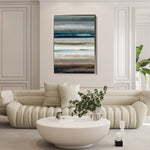 Abstract 1849 Canvas Art 60 x 40 cm / Black