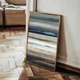 Abstract 1849 Canvas Art 60 x 40 cm / Black