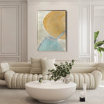 Abstract 185 Canvas Art 60 x 40 cm / Black