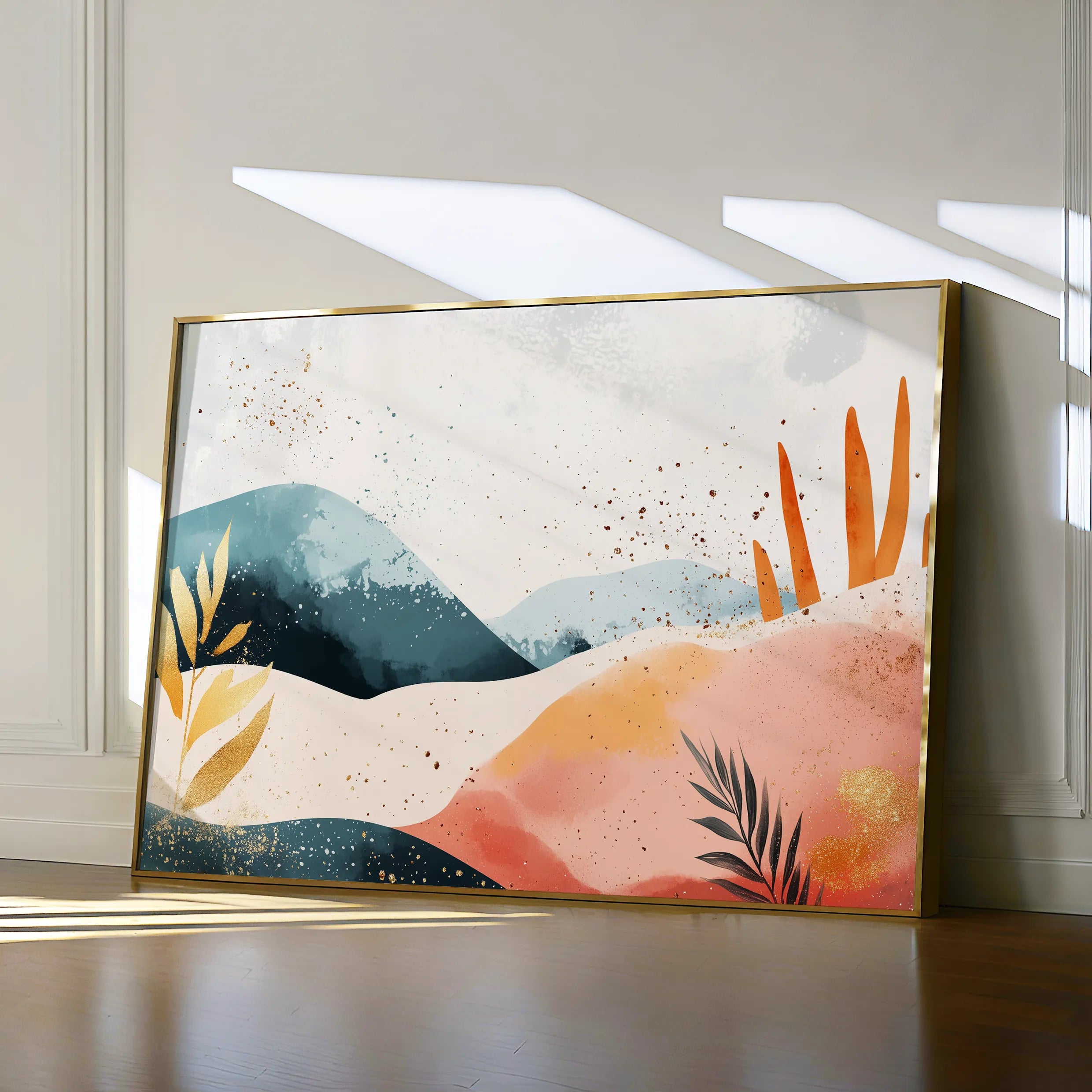 Boho 185 Canvas Art 60 x 40 cm / Black
