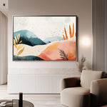 Boho 185 Canvas Art 60 x 40 cm / Black