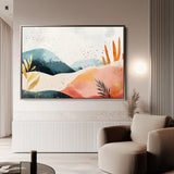 Boho 185 Canvas Art 60 x 40 cm / Black