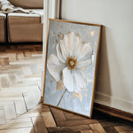 Floral 185 Canvas Art 60 x 40 cm / Black