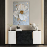 Floral 185 Canvas Art 60 x 40 cm / Black